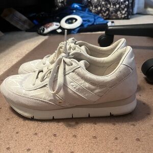 Calvin Klein Women's Cream Sneakers